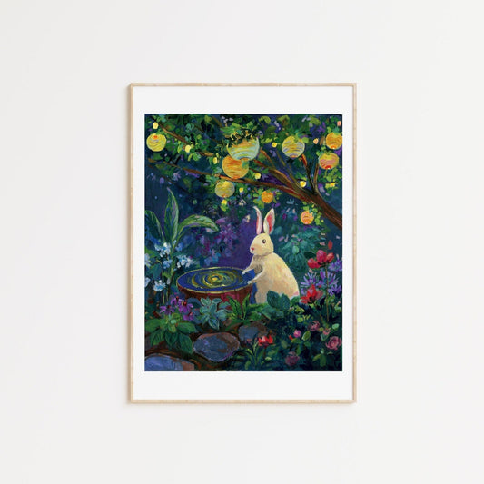 art_printzoe_art_gardengouache_painting