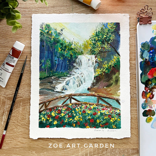 #art_print#zoe_art_garden##gouache_painting#