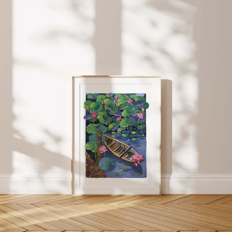 #art_print#zoe_art_garden##gouache_painting#