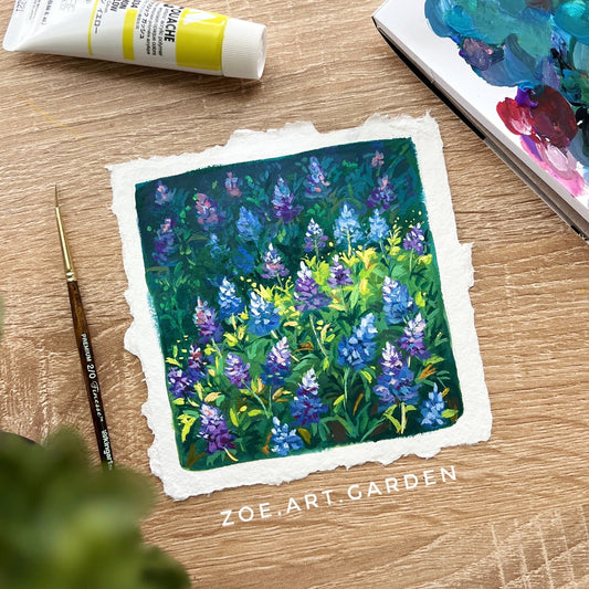 #art_print#zoe_art_garden##gouache_painting#