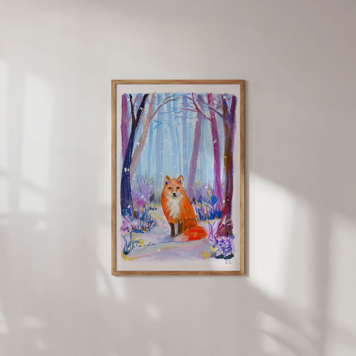#art_print#zoe_art_garden##gouache_painting#