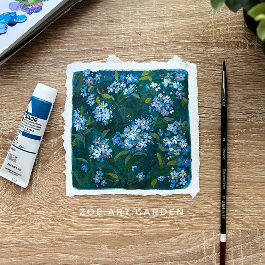 #art_print#zoe_art_garden##gouache_painting#