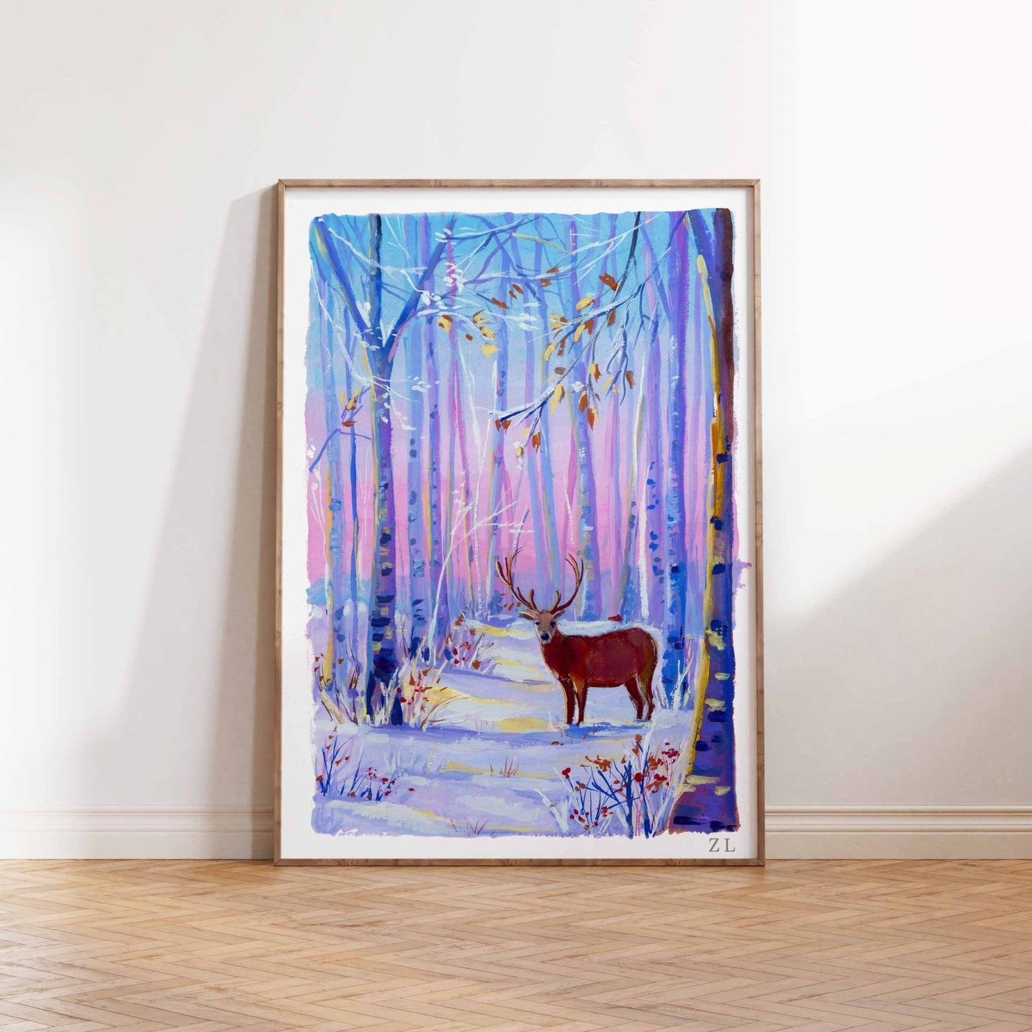 #art_print#zoe_art_garden##gouache_painting#