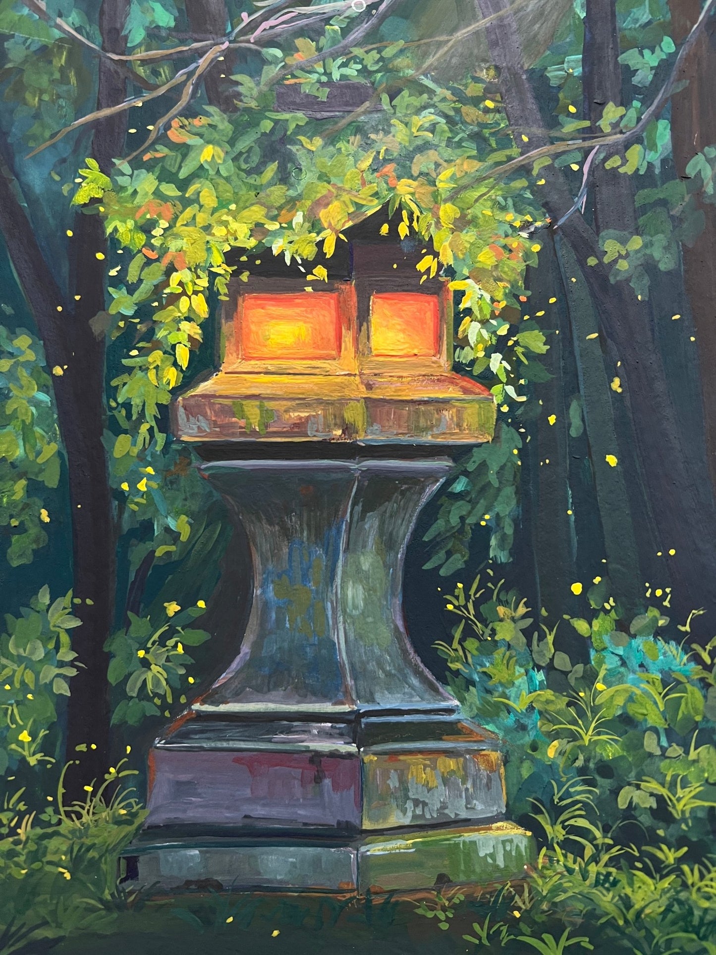 #art_print#zoe_art_garden##gouache_painting#