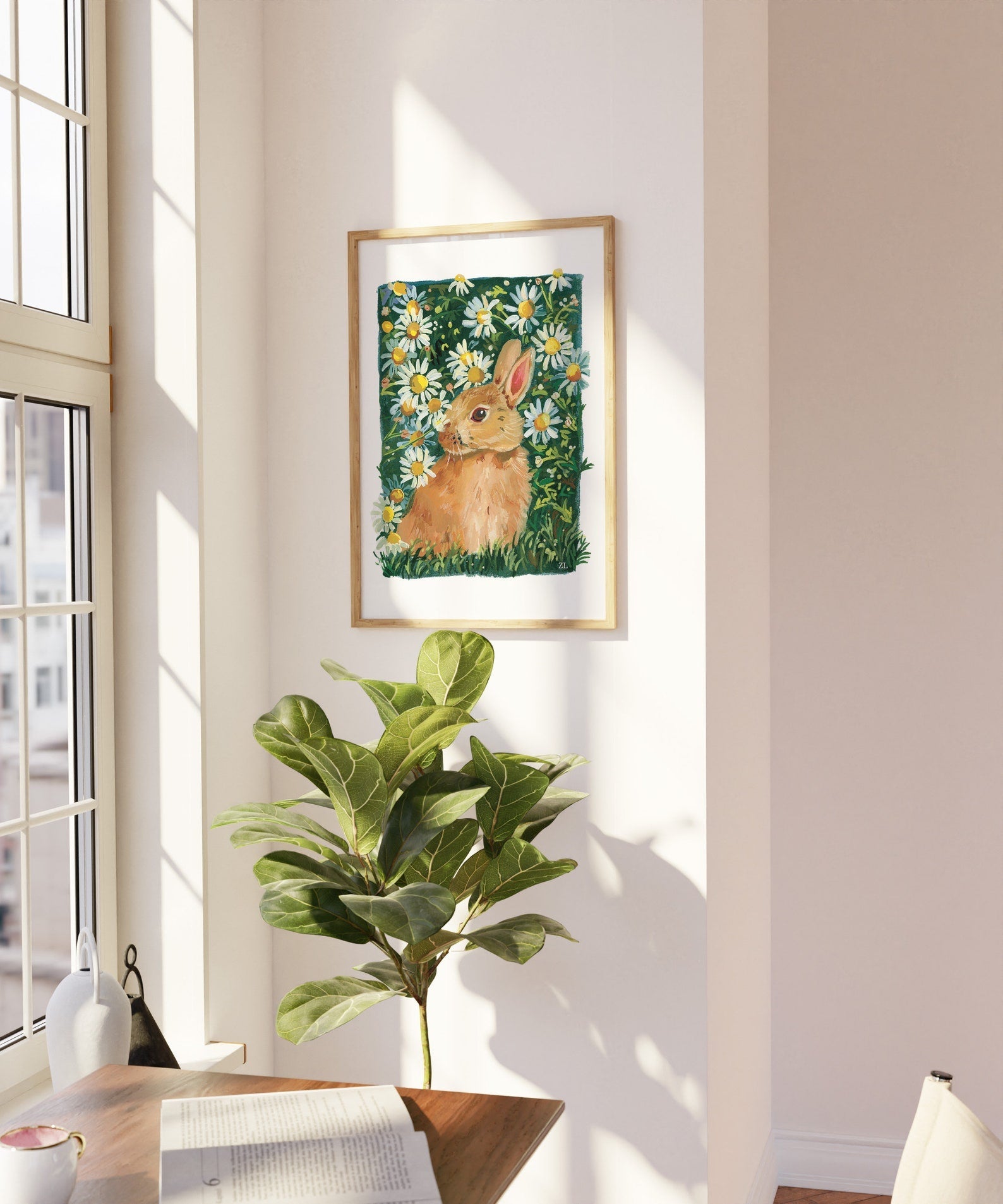 art_printzoe_art_gardengouache_painting