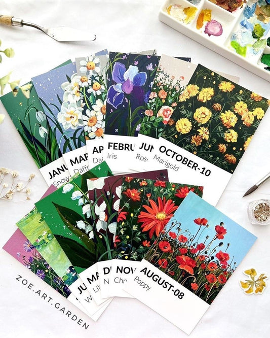 #art_print#zoe_art_garden##gouache_painting#