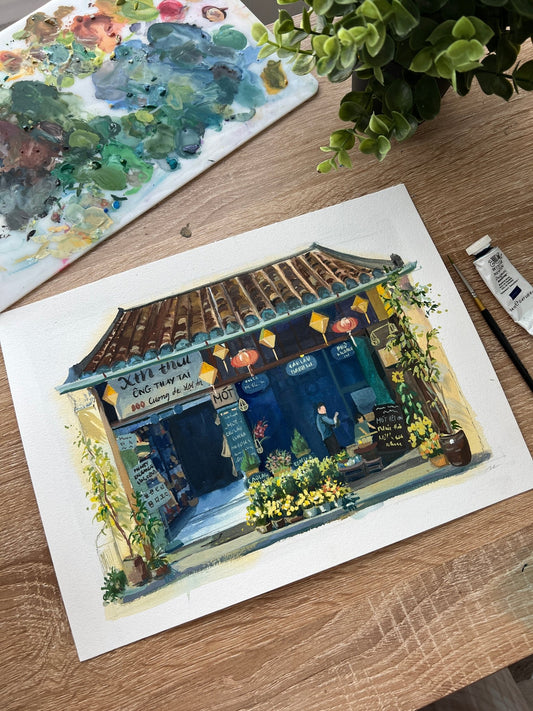 #art_print#zoe_art_garden##gouache_painting#