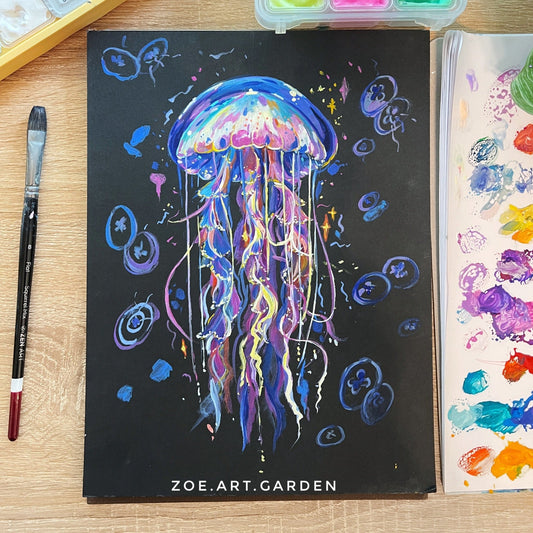 #art_print#zoe_art_garden##gouache_painting#