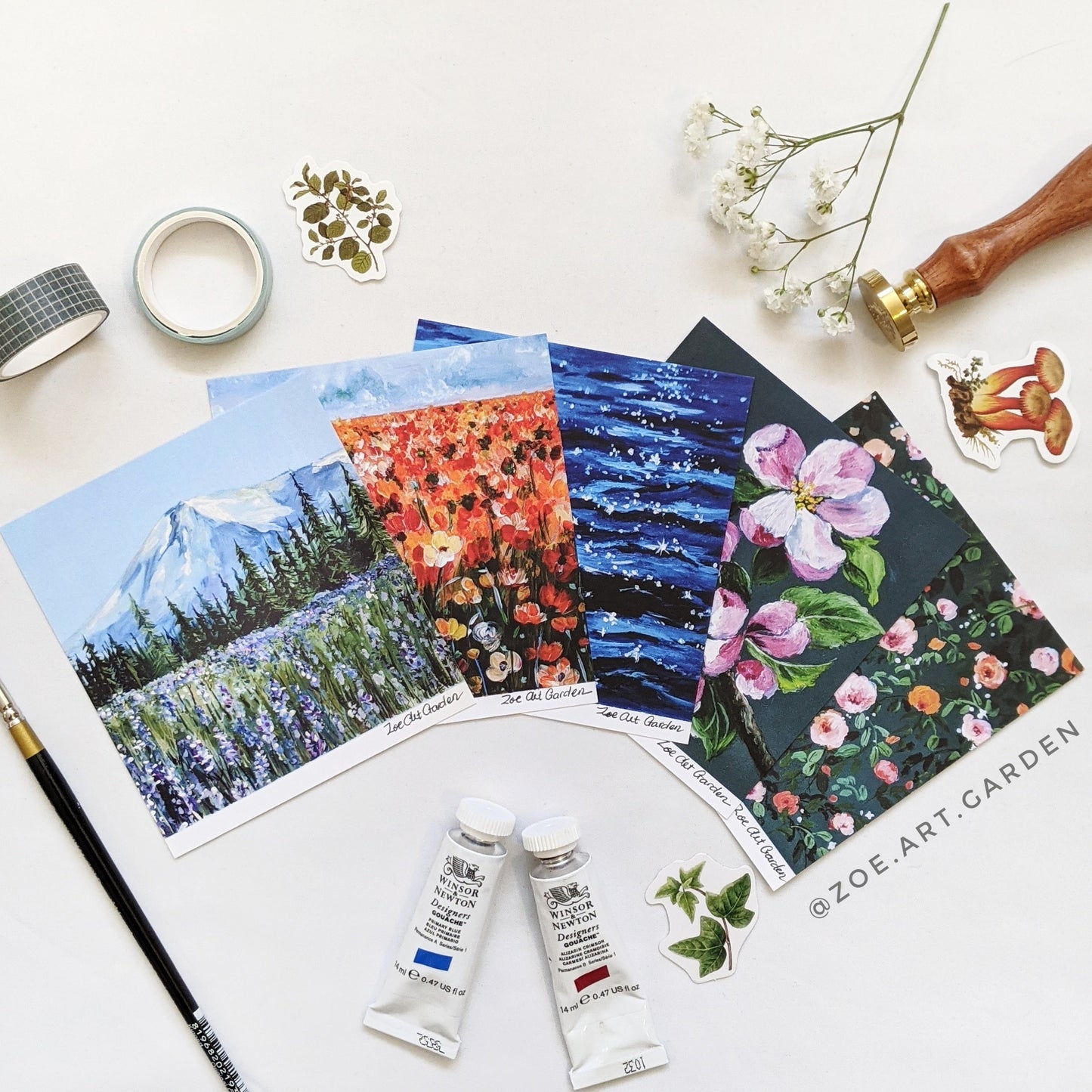 Spring Collection Square Art prints