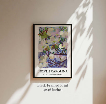 Dogwood Blossom Art Print – North Carolina State Flower