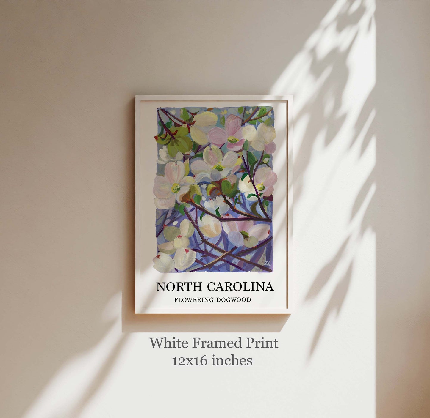 Dogwood Blossom Art Print – North Carolina State Flower