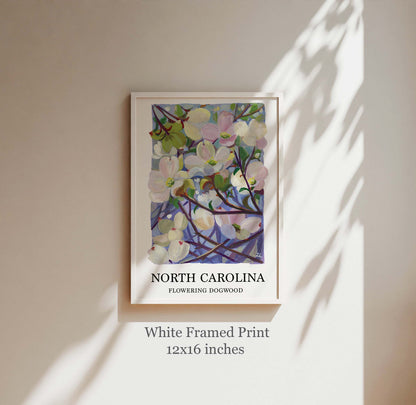 Dogwood Blossom Art Print – North Carolina State Flower