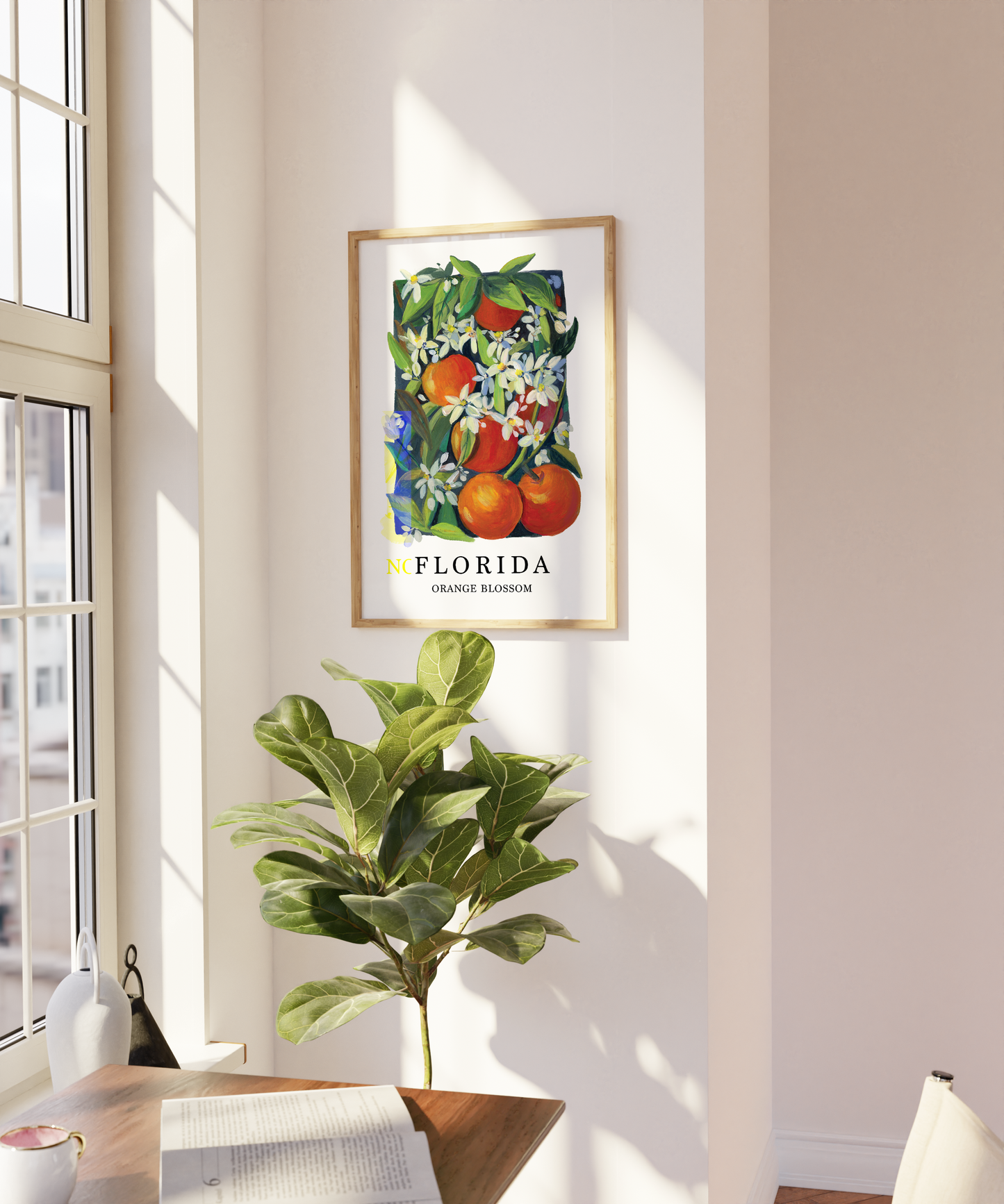 Florida Orange Blossom Art Print – State Flower Series