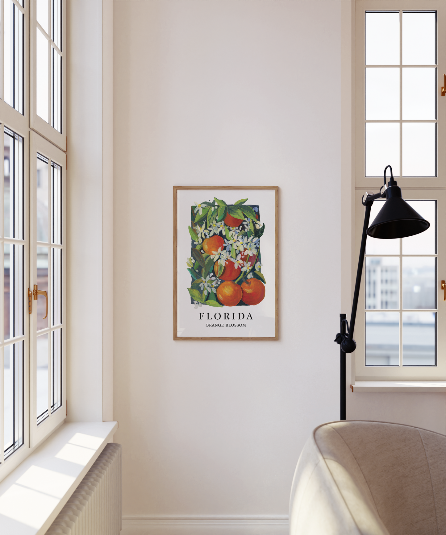 Florida Orange Blossom Art Print – State Flower Series