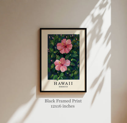 Hawaii Hibiscus – State Flower Poster