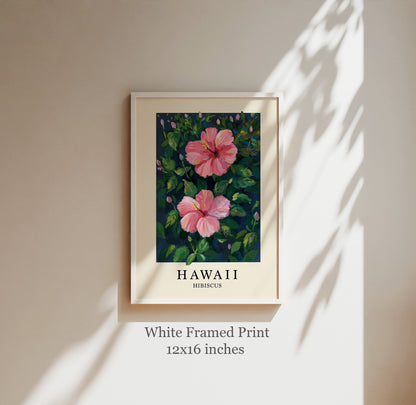 Hawaii Hibiscus – State Flower Poster