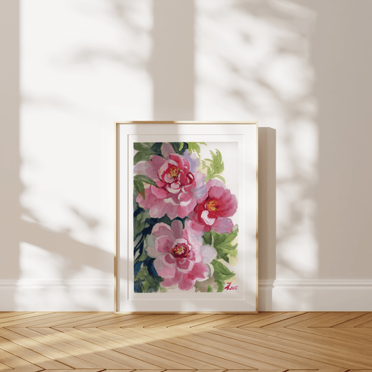art_printzoe_art_gardengouache_painting