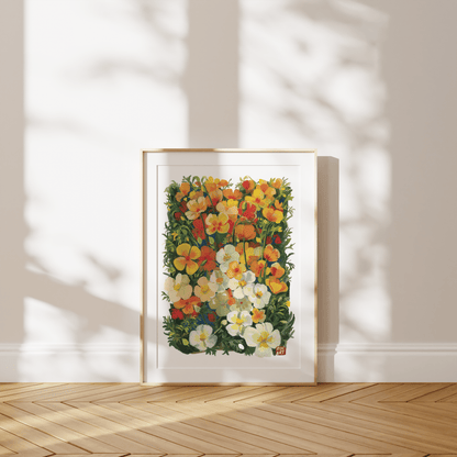 art_printzoe_art_gardengouache_painting