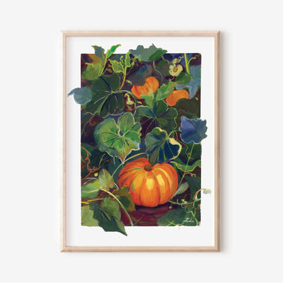 art_printzoe_art_gardengouache_painting