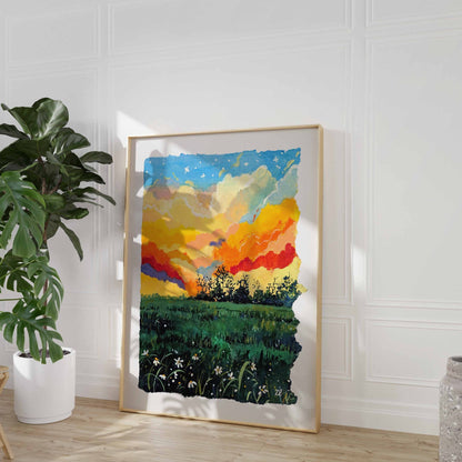 art_printzoe_art_gardengouache_painting