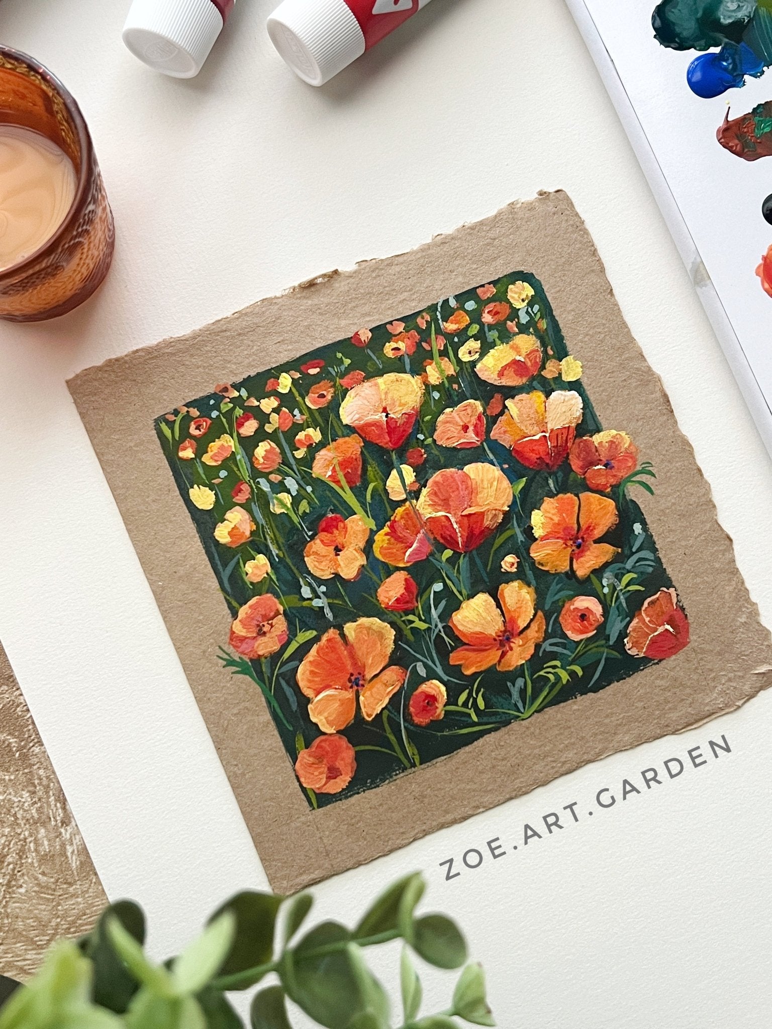 #art_print#zoe_art_garden##gouache_painting#