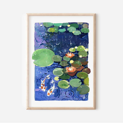 waterlilies art print