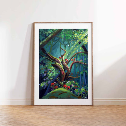 #art_print#zoe_art_garden##gouache_painting#