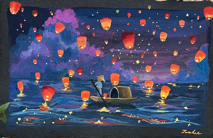 #art_print#zoe_art_garden##gouache_painting#