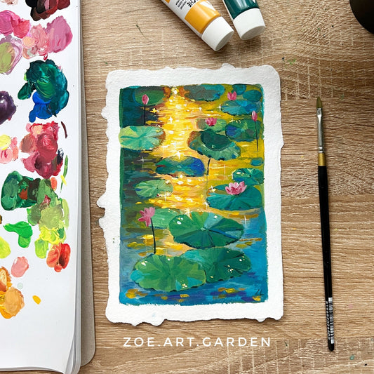 #art_print#zoe_art_garden##gouache_painting#