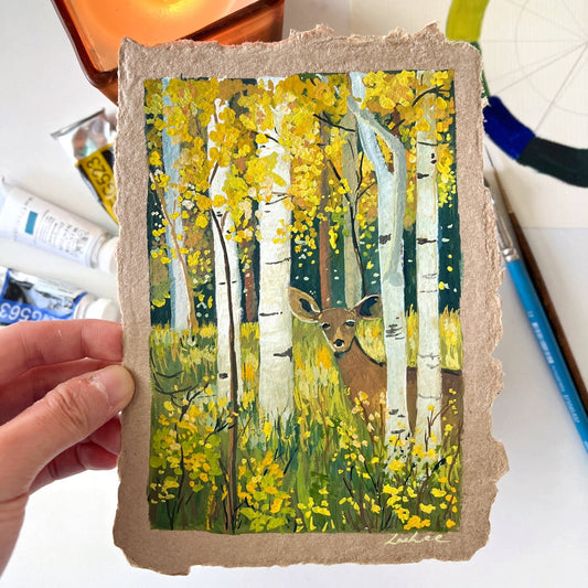 art_printzoe_art_gardengouache_painting