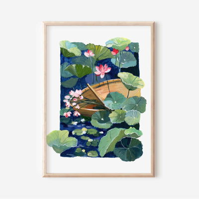 #art_print#zoe_art_garden##gouache_painting#