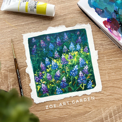 #art_print#zoe_art_garden##gouache_painting#