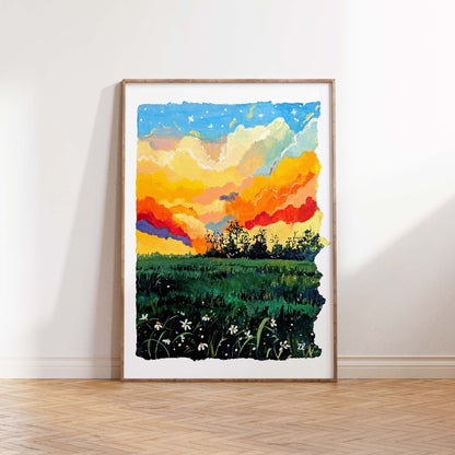 art_printzoe_art_gardengouache_painting