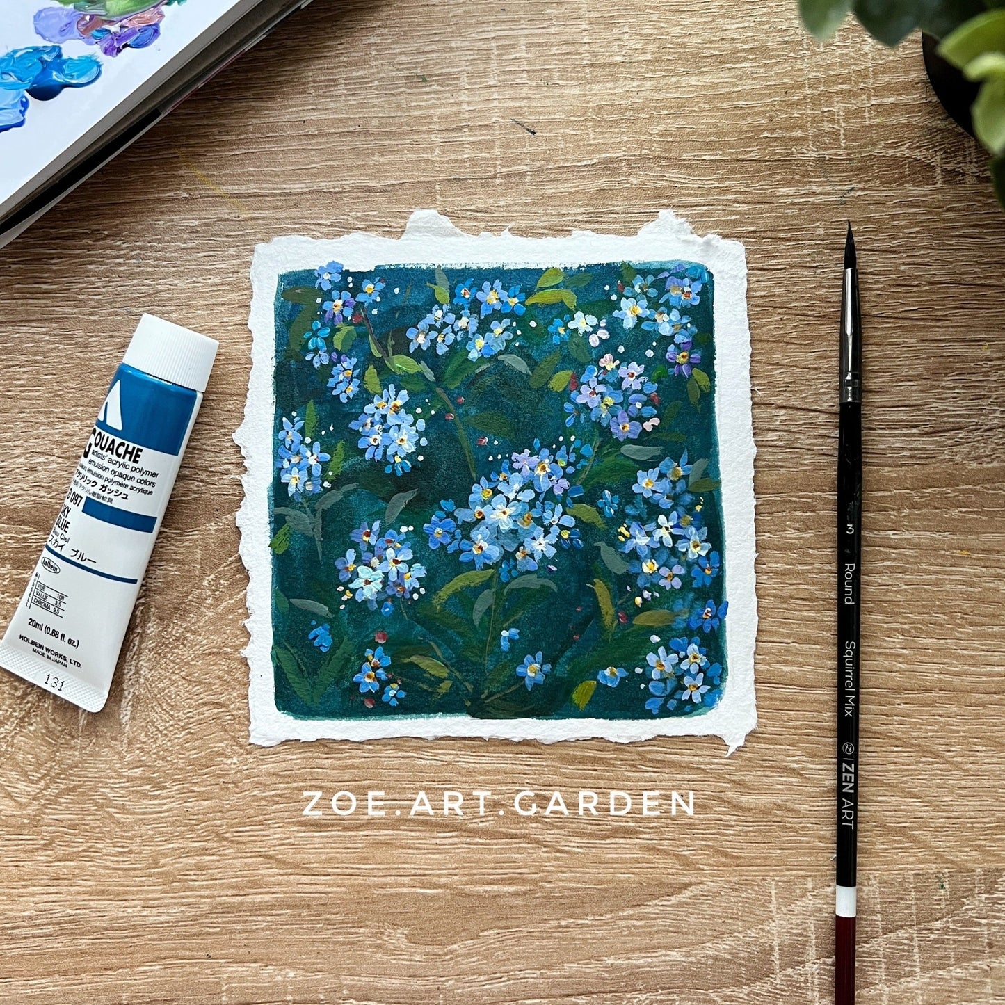 #art_print#zoe_art_garden##gouache_painting#