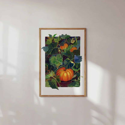 art_printzoe_art_gardengouache_painting