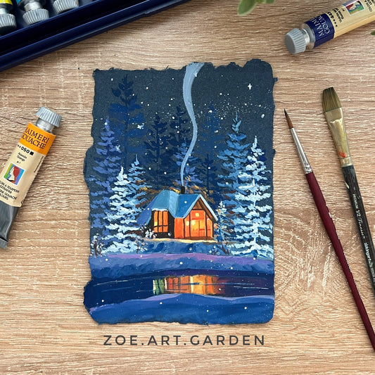 #art_print#zoe_art_garden##gouache_painting#