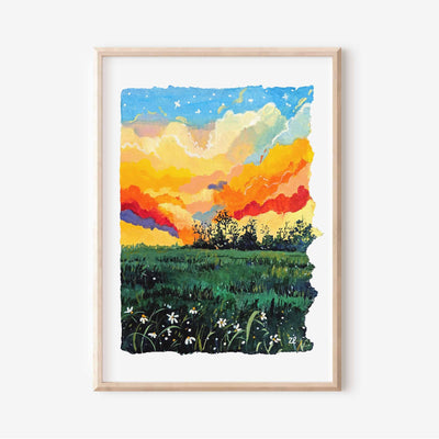 art_printzoe_art_gardengouache_painting