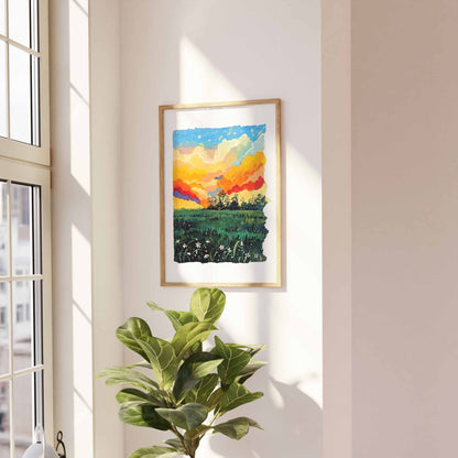 art_printzoe_art_gardengouache_painting