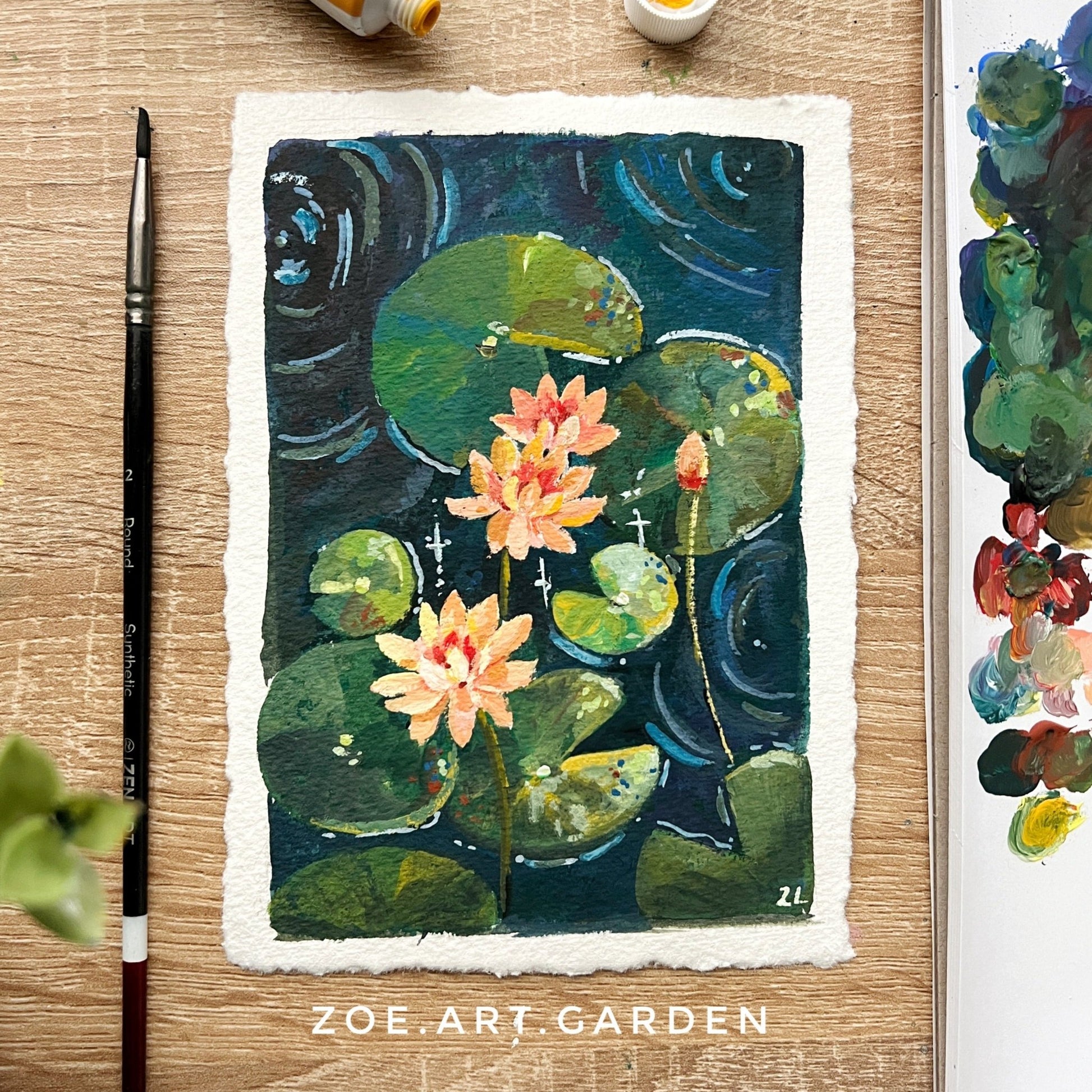 #art_print#zoe_art_garden##gouache_painting#