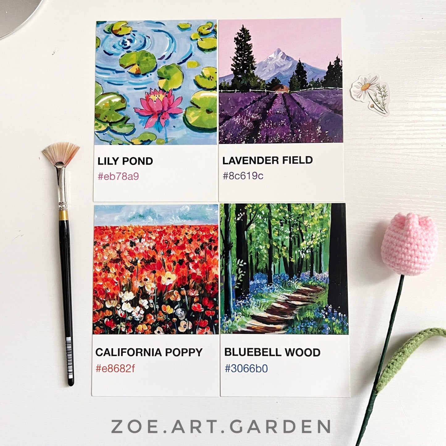 #art_print#zoe_art_garden##gouache_painting#