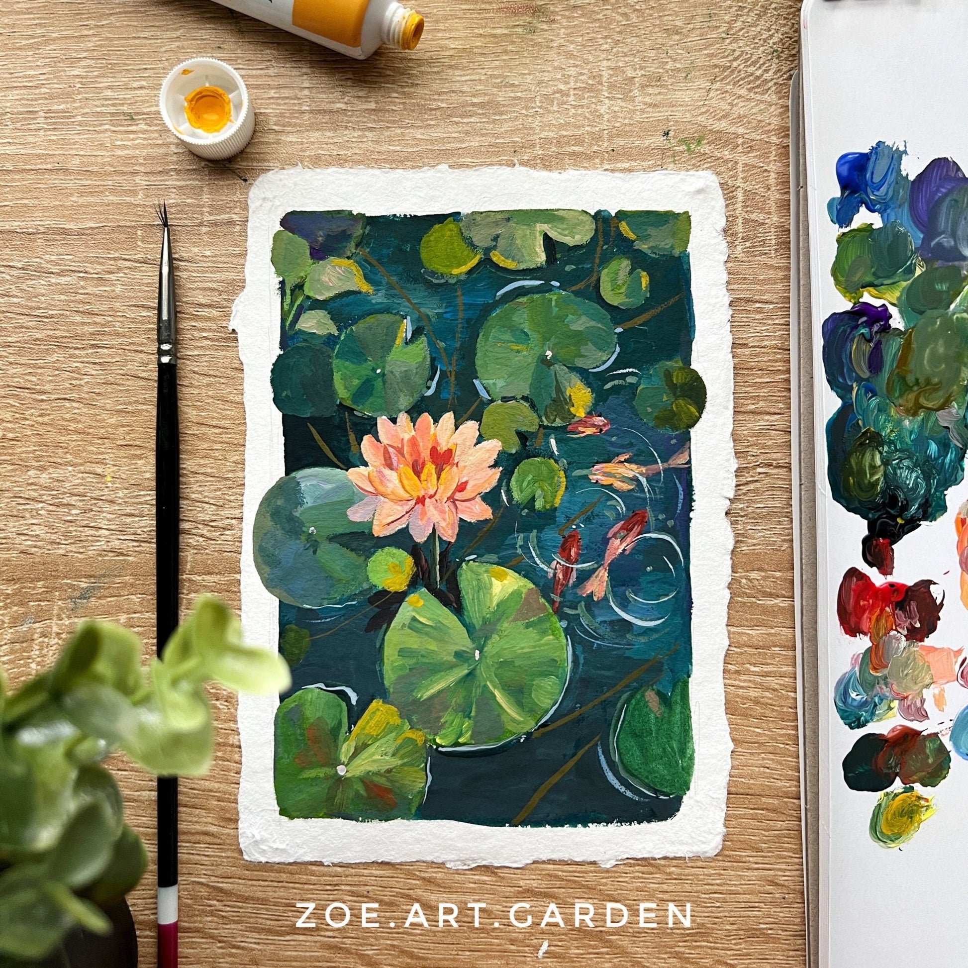 #art_print#zoe_art_garden##gouache_painting#