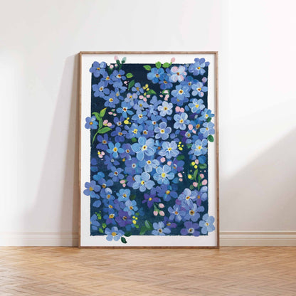 art_printzoe_art_gardengouache_painting