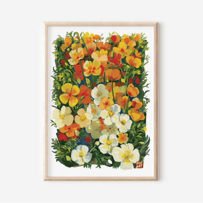 art_printzoe_art_gardengouache_painting