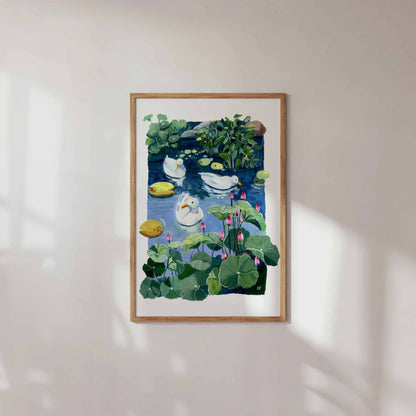 art_printzoe_art_gardengouache_painting