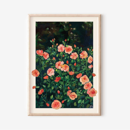 art_printzoe_art_gardengouache_painting