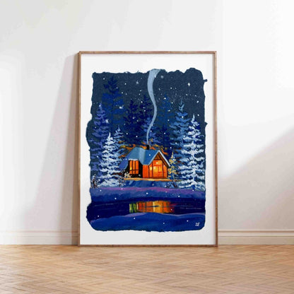 #art_print#zoe_art_garden##gouache_painting#