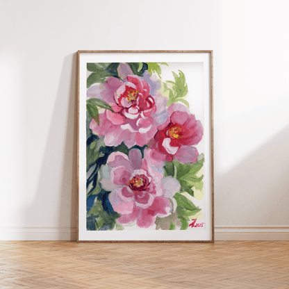 art_printzoe_art_gardengouache_painting