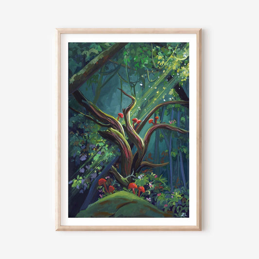 #art_print#zoe_art_garden##gouache_painting#