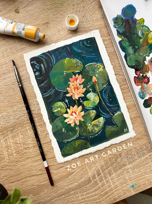 #art_print#zoe_art_garden##gouache_painting#