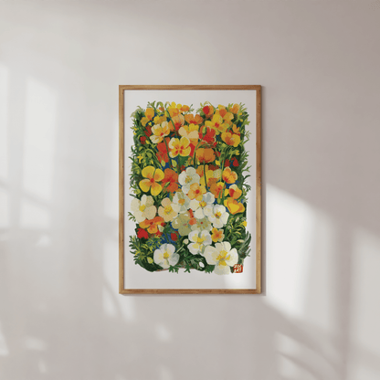 art_printzoe_art_gardengouache_painting